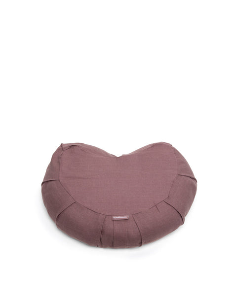 linen halfmoon meditation cushion cover