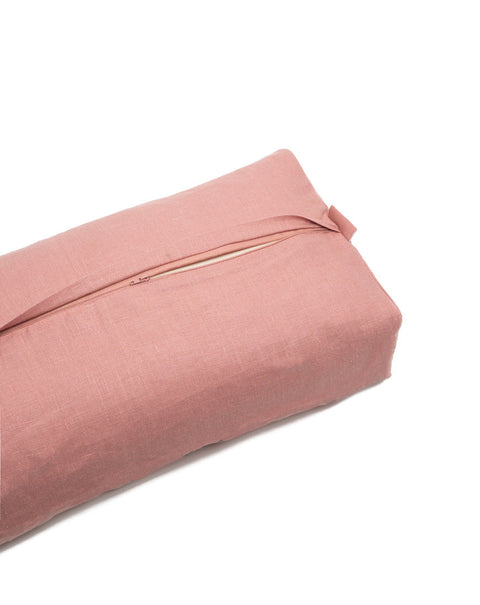 linen rectangular bolster